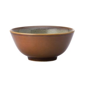 Oneida Rustic Chestnut 7oz Two-Tone Porcelain Dinner Bowl - 4dz - L6753066526 