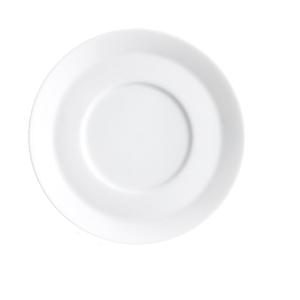 Oneida Luzerne Scandi White 5" Ceramic Saucer - 4 Doz - SD1282013