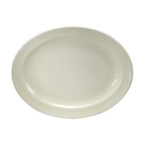 Oneida Shape 2000 Cream White 11.5in x 9.25in Porcelain Platter - F1600000359 