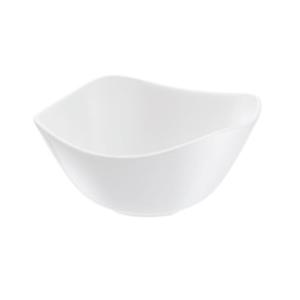 Oneida Luzerne Stage Warm White 21 oz Porcelain Square Bowl - 2 Doz - L5750000764S