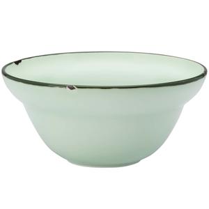 Oneida Luzerne Tin Tin Green 9 oz. Porcelain Cereal Bowl - 4 Doz - L2104009701