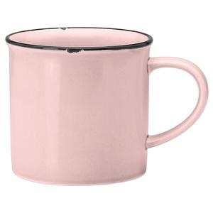 Oneida Luzerne Tin Tin Pink 14 oz. Porcelain Coffee Cup - 2 Doz - L2101003560