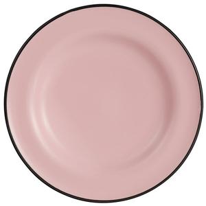 Oneida Luzerne Tin Tin Pink 8.25" Coupe Porcelain Plate - 2 Doz - L2101003133