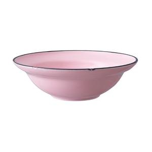 Oneida Luzerne Tin Tin Pink 25 oz. Porcelain Pasta Bowl - 1 Doz - L2101003751