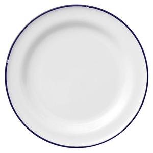 Oneida Luzerne Tin Tin White/Blue 10.75" Porcelain Plate - 1 Doz - L2105008152