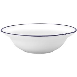 Oneida Luzerne Tin Tin White/Blue 25oz Porcelain Pasta Bowl - 1dz - L2105008751 