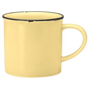 Oneida Luzerne Tin Tin Yellow 14 oz. Porcelain Coffee Cup - 2 Doz - L2103006560