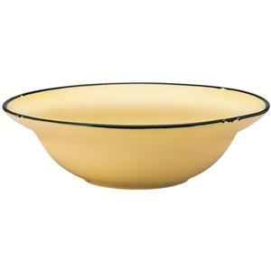 Oneida Luzerne Tin Tin Yellow 25 oz. Porcelain Pasta Bowl - 1 Doz - L2103006751