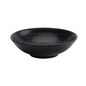 Oneida Luzerne Urban Black 8 oz. Porcelain Dinner Bowl - 4 Doz - L6250000700