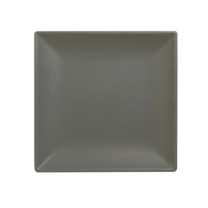Thunder Group Classic 4.5"x4.5" Stone Grey Melamine Square Plate - 1 Doz - 29004SG