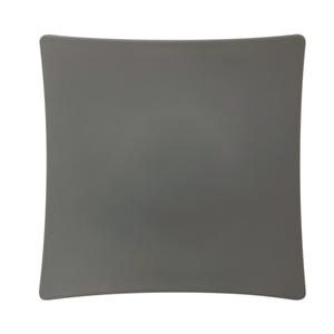 Thunder Group Classic Melamine 7-3/8in Stone Grey Square Plate - 1dz - 24007SG 