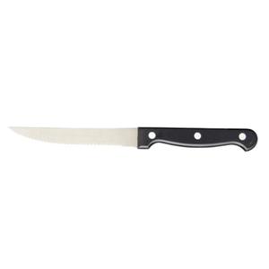 International Tableware, Inc 8.875" Stainless Steel Steak Knife w/ ABS Handle - 1 Doz - IFK-411