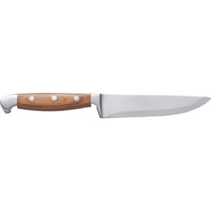 International Tableware, Inc 9.38in Stainless Steel Steak Knife with Pakkawood Handle -1dz - IFK-416 