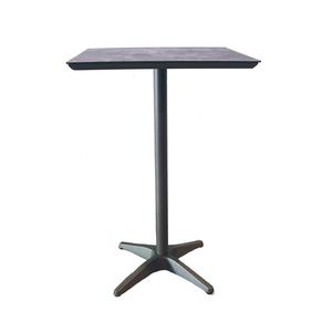 Grosfillex Sunset Granite 28"x28" Laminate Outdoor Bar Height Table - U3402289