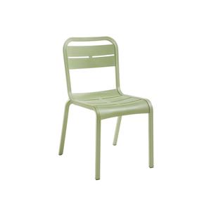 Grosfillex Vogue Sage Green Indoor/Outdoor Stacking Chair - 18 Per Set - UT110721 