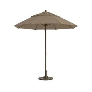 Grosfillex Windmaster 7.5ft Taupe Patio Umbrella - 98318131 