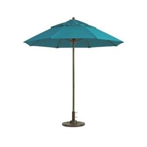 Grosfillex Windmaster 7.5' Turquoise Patio Umbrella - 98324131