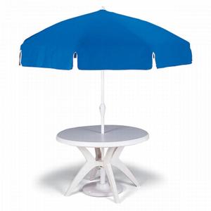 Grosfillex 7.5ft Pacific Blue Aluminum Push Up Patio Umbrella - 98279731 