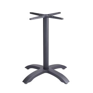 Grosfillex Eco-Fix 26"x26" Black Central Dining Height Table Base - UT740017