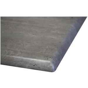 Grosfillex Indoor/Outdoor 24inx24in Molded Melamine Table Top - Granite - UT211038 