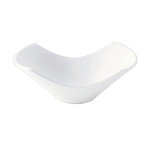 Oneida Luzerne Zen Warm White 3oz Oblong Porcelain Fusion Bowl - L6050000757 