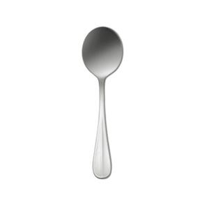 Oneida Bague Stainless Steel 6.75in Teardrop Handle Soup Spoon 3dz - B735SRBF 