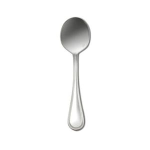 Oneida Bellini Stainless Steel 6.5" Soup Spoon - 1 Doz - T029SRBF