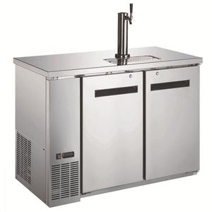 Falcon Food Service 48" Direct Draw Stainless Steel 2 Keg Draft Beer Cooler - ADD-48SS