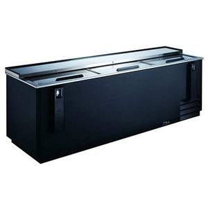 Falcon Food Service 80in Horizontal Bottle Cooler with Black Vinyl Exterior - ABC-80 