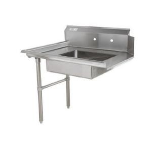 Falcon Food Service 24"x30"16 Gauge Stainless Steel Right Side Soiled Dish Table - DTDR3024