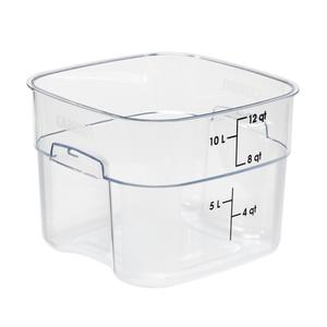Cambro CamSquare Fresh Pro 12 Qt Polycarbonate Food Container - 12SFSPROCW135