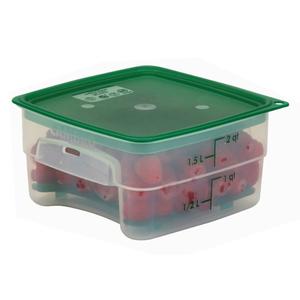 Cambro CamSquare Fresh Pro 2 Qt Polypropylene Food Container - 2SFSPROCP190