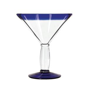 Libbey Aruba 15oz Anneal Treated Cocktail Glass with Blue Rim -1dz - 92306 