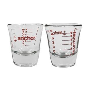 Anchor Hocking 1 oz. Measuring Cup Shot Glass - 1 Doz - 96522AHG18