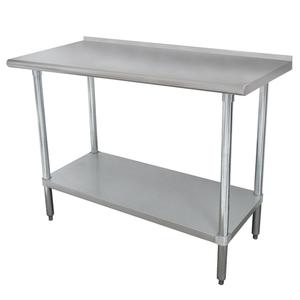 Advance Tabco 60"W x 24"D Stainless Steel Work Table with Undershelf - FMSLAG-245-X 