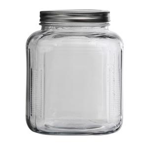 Anchor Hocking 1gl Glass Cracker Jar with Metal Cover - 4 Per Case - 85725AHG17 