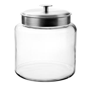 Anchor Hocking Montana 1.5 Gallon Glass Jar w/ Stainless Steel Lid - 95506AHG17
