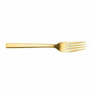 Oneida Chef's Tableâ?¢ Golden Finish 7-7/8in Dinner Fork - 1dz - B408FDNF 