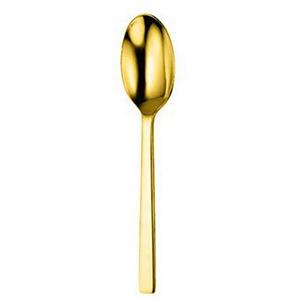 Oneida Chef's Table™ Golden Finish 5.75" Coffee Spoon - 1 Doz - B408SADF