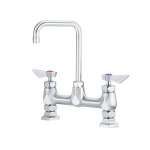 Krowne Metal Diamond Series 8in Off Center Deck Mount Faucet with 6in Spout - DX-901 