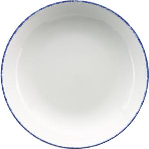 International Tableware, Inc Provincial European White with Blue Rim 40 oz. Bowl - 1 Doz - PR-110-CB