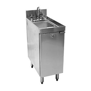 Glastender CHOICE 12" x 24" Stainless Steel Sink Cabinet - C-SC-12-LD