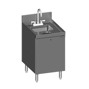 Glastender CHOICE 18" x 24" Stainless Steel Sink Cabinet - C-SC-18