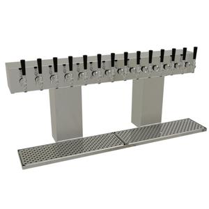 Glastender Countertop Bridge Draft Dispensing Tower - (14) Faucets - BRT-14-MF 