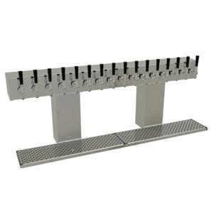 Glastender Countertop Bridge Draft Dispensing Tower - (16) Faucets - BRT-16-MF 