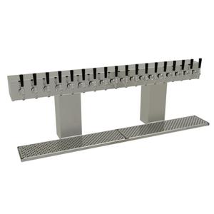 Glastender Countertop Bridge Draft Dispensing Tower - (18) Faucets - BRT-18-MFR 