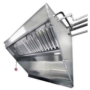 North American Kitchen Solutions 10' x 40" Low Box Integrated Concession Hood & Fan System - LBOX-AV10C