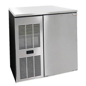 Glastender 32"x24" Stainless Steel Undercounter 1 Section Refrigerator - C1FL32-UC