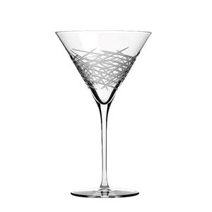 Libbey 10oz Renewal Crosshatch Stemmed Martini Glass - 1dz - 9136/69477 