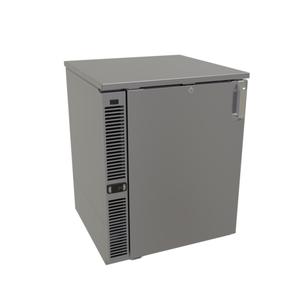 Glastender 28"x24" Stainless Steel Undercounter 1 Section Refrigerator - C1SL28-UC